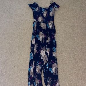 Floral Jump Suit